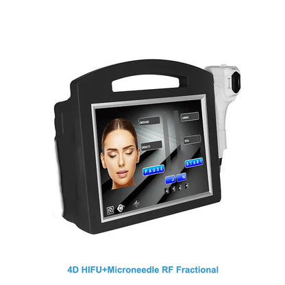 Portable Hifu Machine Medical Grade High Intensity Cartridge 4D Ultrasound Ultrasonic Face Lifting Anti-aging Body Slimming Machine