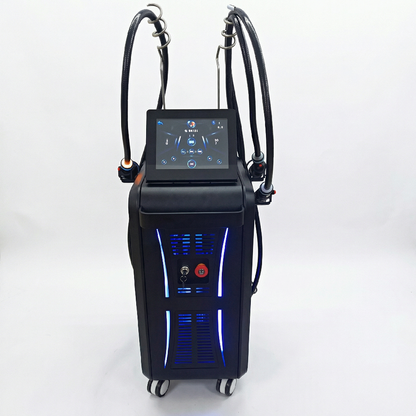 3 Handle Cool Waves Microwave Body Contouring Machine Standing Fat Reduction, Skin Tightening &amp; Face Lifting System for Salon &amp; Aesthetic Clinics