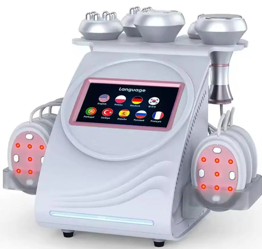 9 in 1 Multifunction Beverly Hills Body Massage Cavitation Vacuum Machine hongruibeauty