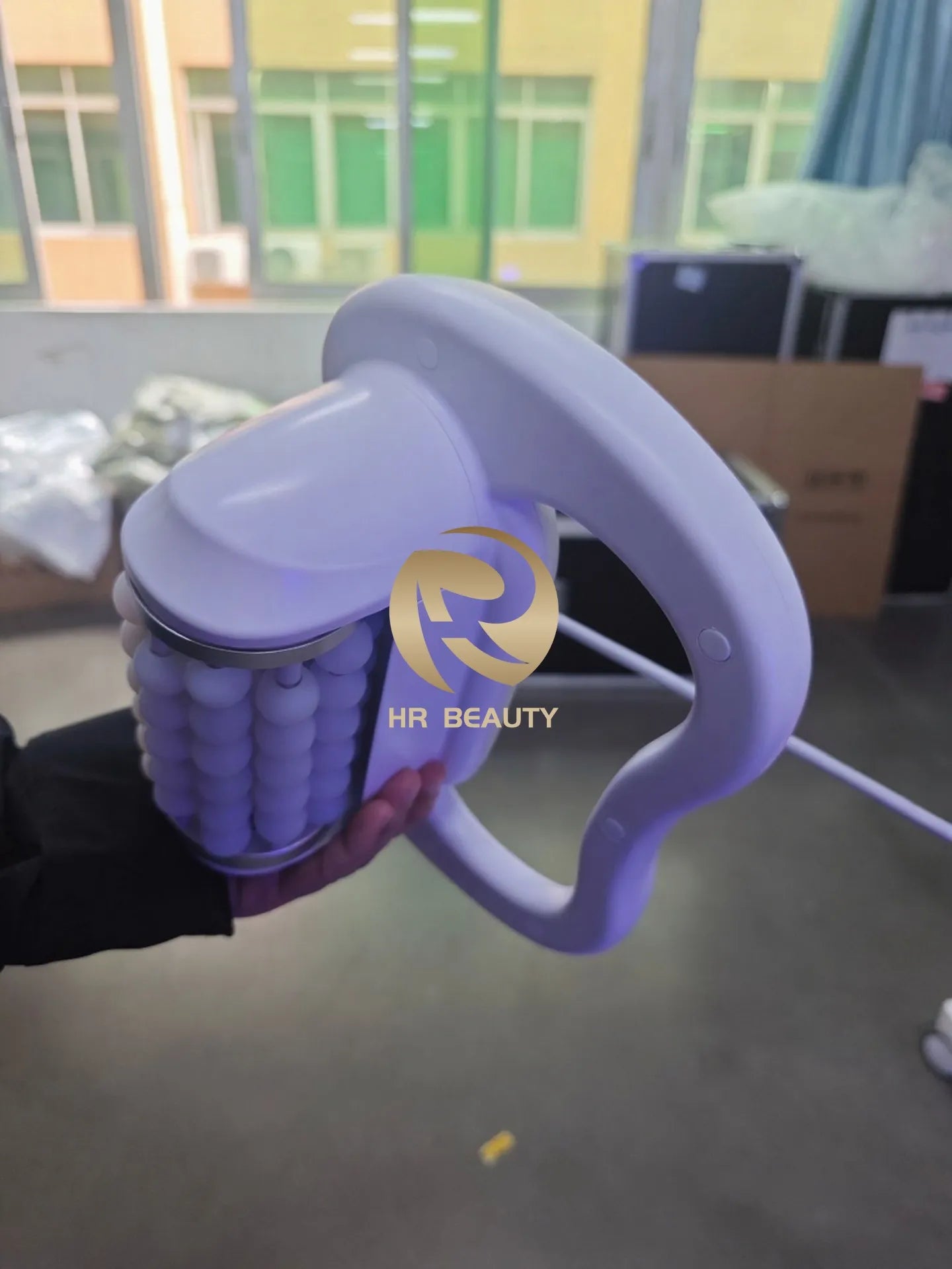 Handheld Inner Ball Roller Lymphatic Drainage Endospheres therapy Machine Body Massage Machine Full Body Roll Massage Device