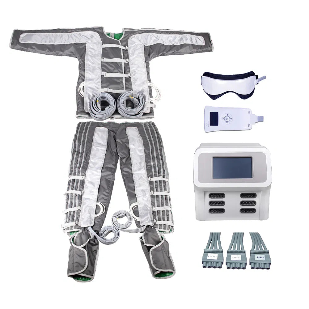 3-in-1 Infrared Pressotherapy Machine - Professional Lymphatic Drainage &amp; Weight Loss Beauty Equipment (24 Air Chambers)