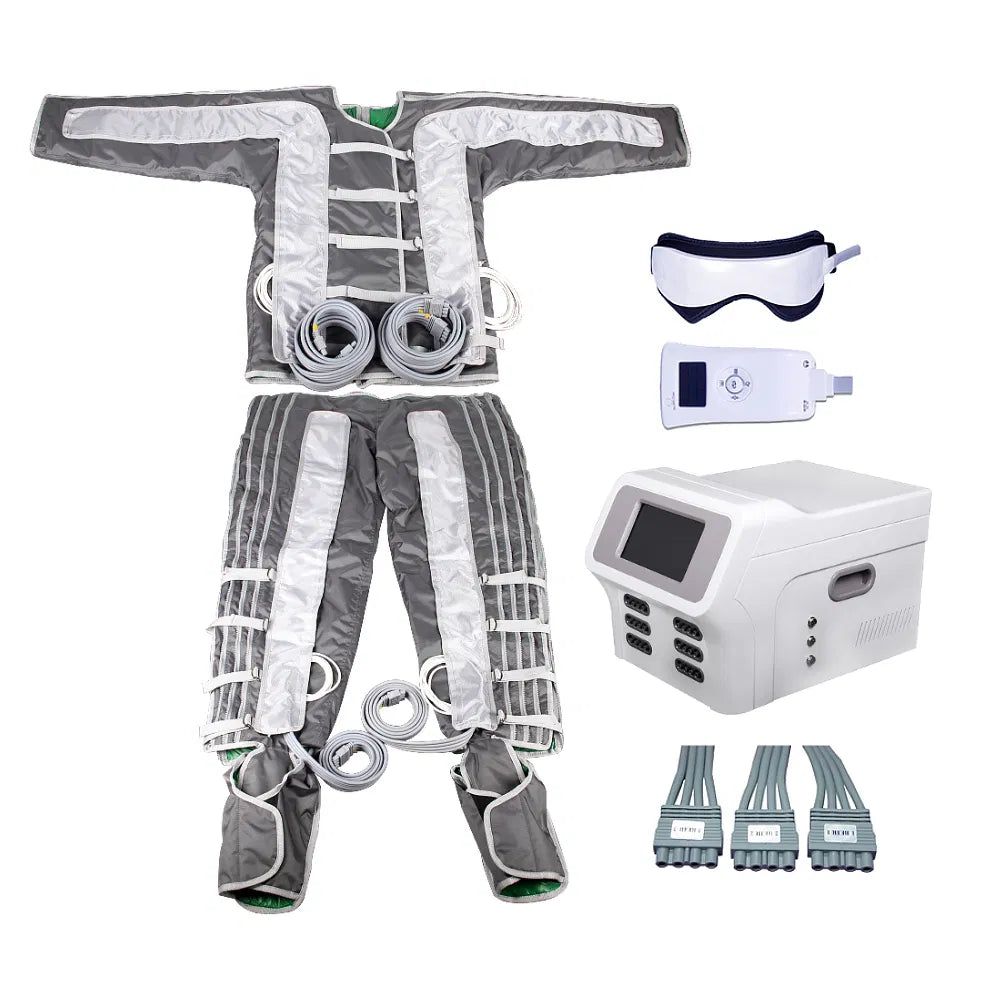 3-in-1 Infrared Pressotherapy Machine - Professional Lymphatic Drainage &amp; Weight Loss Beauty Equipment (24 Air Chambers)
