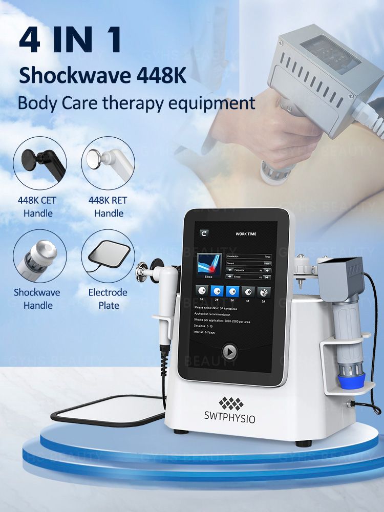 Extracorporeal Shock Wave Therapy ESWT Pain Relief Machine for Chronic Pain and Muscle Injury Recovery