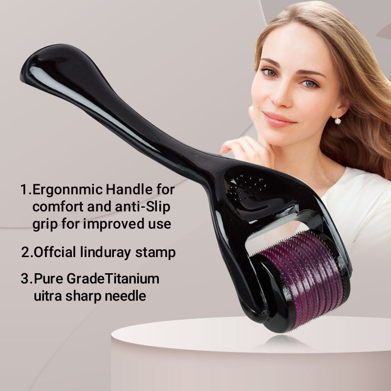Cheapest Price Derma Roller 540 Microneedling 0.2-3mm needle length Titanium Derma Roller hongruibeauty