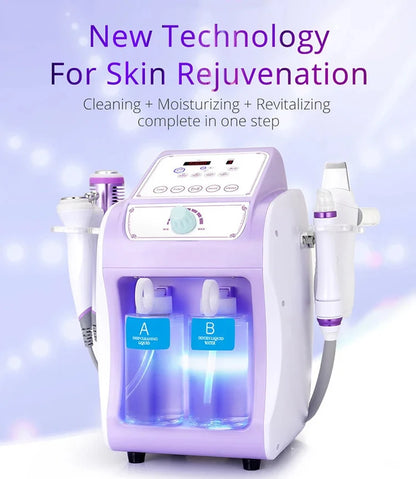 2026 6 in 1 Facial Skin Management Microdermabrasion Deep Facial Cleaning Hydra Dermabrasion Beauty Machine for Spa
