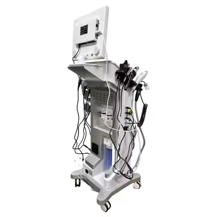 12 in 1 Hydra Dermabrasion Skin Management Deep Cleansing Machine Face Eye Treatment Analyzer For Salon Spa Use