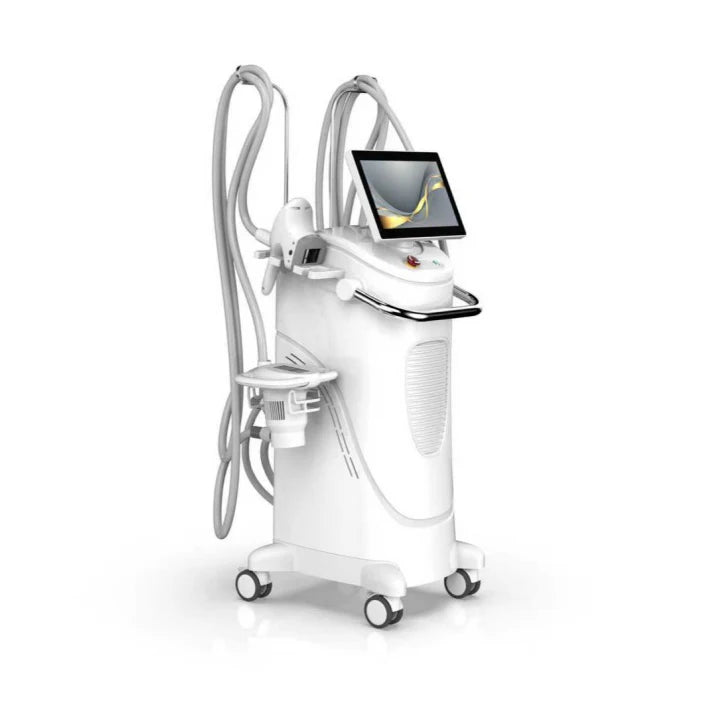 Dual Cavitation 180° Vacuum RF Body Contouring Machine for Cellulite Reduction Skin Tightening Slimming Equipment