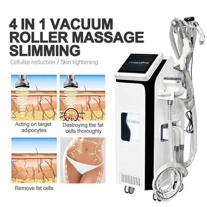 Professional VL8-Plus Body Slimming Machine Velashape Body Contouring Vacuum RF Roller System