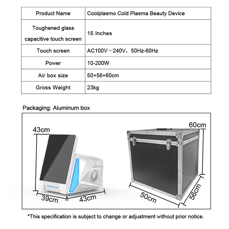 Professional 11 in 1 Hot Cool Jet Plasma Ozone Jet Pen Machine 2025 Cold Plasma Pen Machine Fibroblast Facial Lifting for Salon NO gas needed