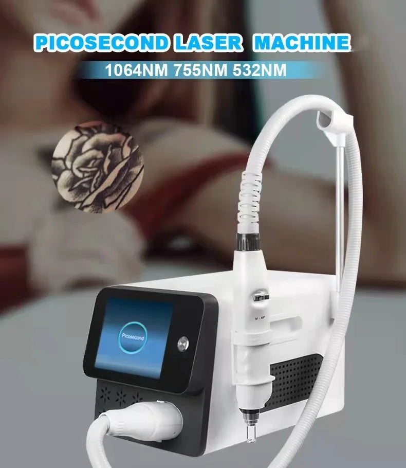 500W Desktop Picosecond Laser Eyebrow Washing &amp; Tattoo Removal Machine
