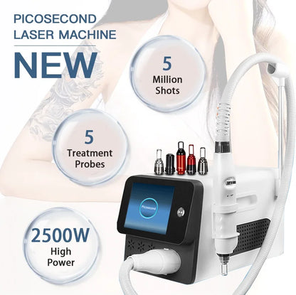 500W Desktop Picosecond Laser Eyebrow Washing &amp; Tattoo Removal Machine