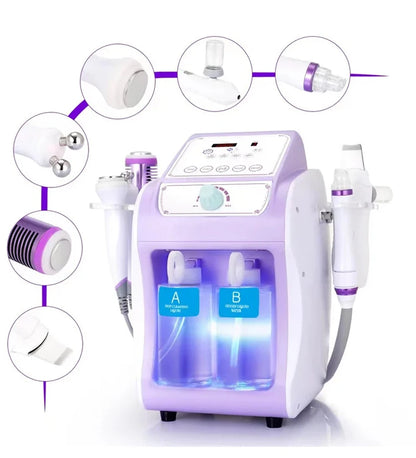 2026 6 in 1 Facial Skin Management Microdermabrasion Deep Facial Cleaning Hydra Dermabrasion Beauty Machine for Spa