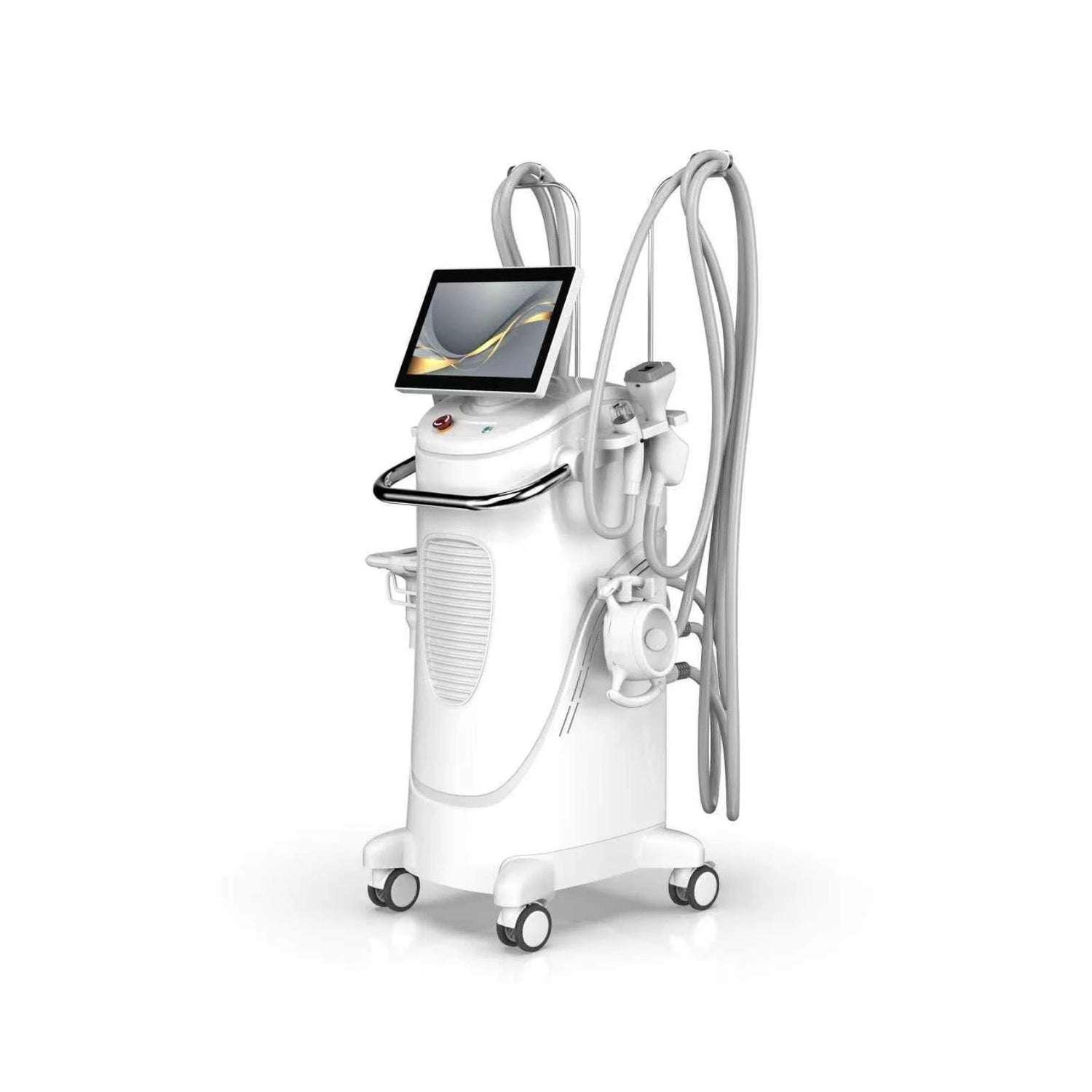 Dual Cavitation 180° Vacuum RF Body Contouring Machine for Cellulite Reduction Skin Tightening Slimming Equipment