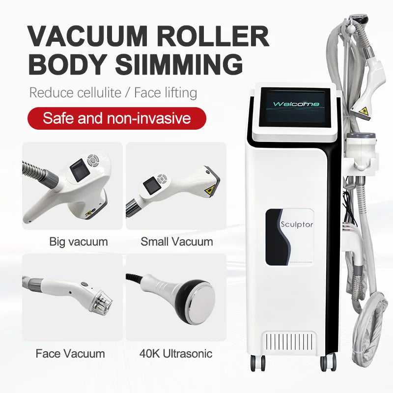 Professional VL8-Plus Body Slimming Machine Velashape Body Contouring Vacuum RF Roller System