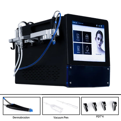 Portable hydradermabrasion Machine for Facial Cleaning Skin Rejuvenation Oxygen Dermabrasion Jet Peeling