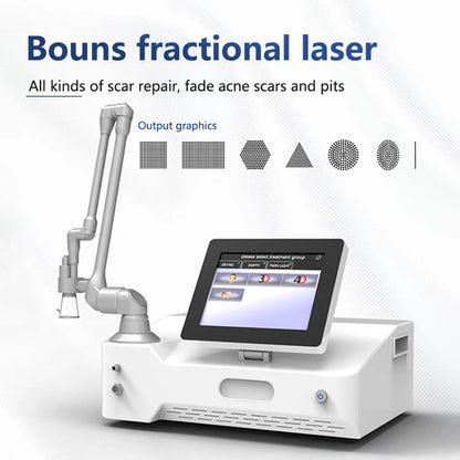 CO2 Fractional Laser Skin Resurfacing Machine For Scar Removal Acne Skin Tightening