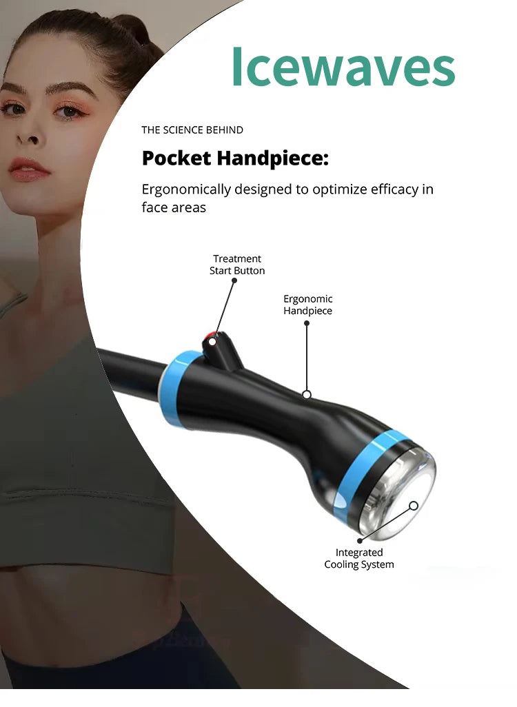 3 Handle Cool Waves Microwave Body Contouring Machine Standing Fat Reduction, Skin Tightening &amp; Face Lifting System for Salon &amp; Aesthetic Clinics