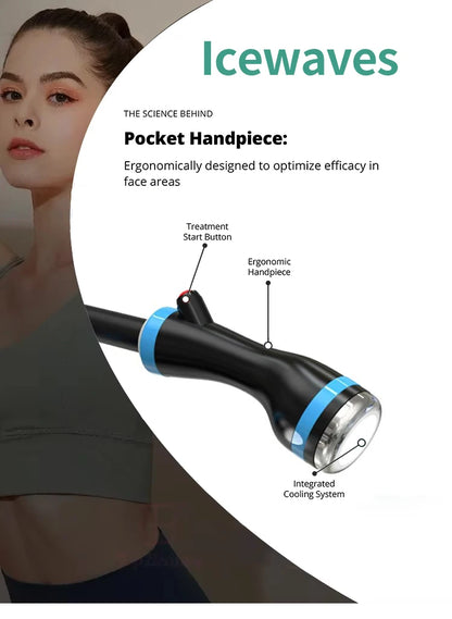 3 Handle Cool Waves Microwave Body Contouring Machine Standing Fat Reduction, Skin Tightening &amp; Face Lifting System for Salon &amp; Aesthetic Clinics