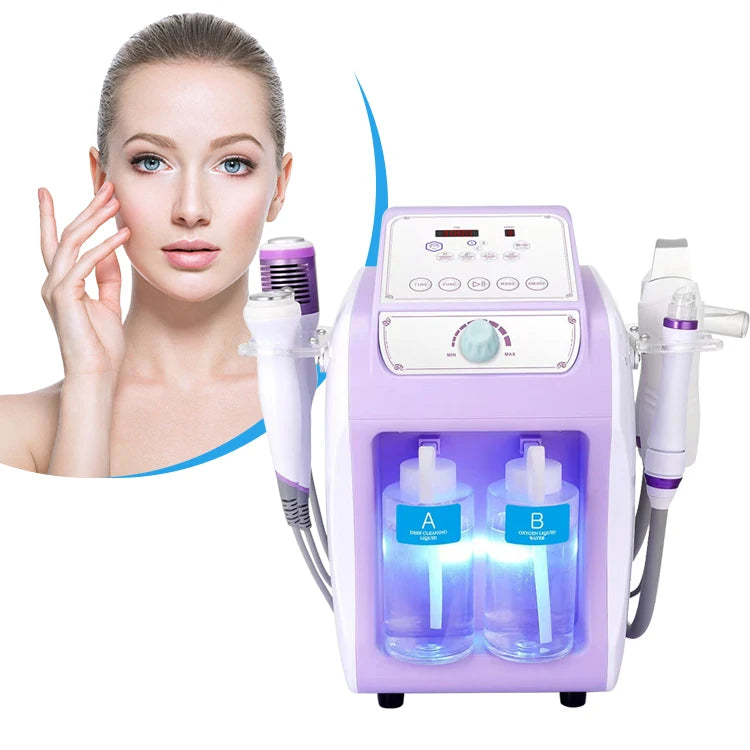 2026 6 in 1 Facial Skin Management Microdermabrasion Deep Facial Cleaning Hydra Dermabrasion Beauty Machine for Spa