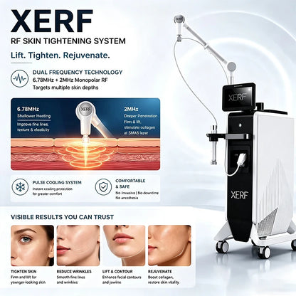 Professional XERF Dual-Frequency RF Skin Tightening Machine