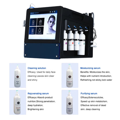 Portable hydradermabrasion Machine for Facial Cleaning Skin Rejuvenation Oxygen Dermabrasion Jet Peeling