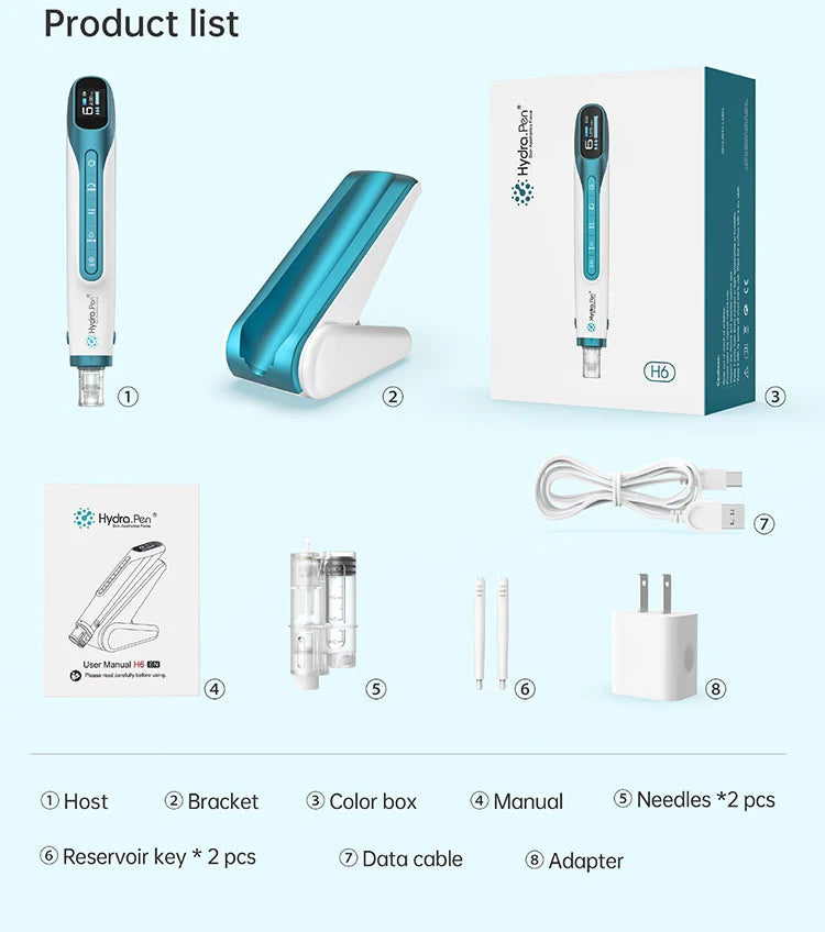 Newest Hydra Pen H6  Hydra Pen Microneedling Device