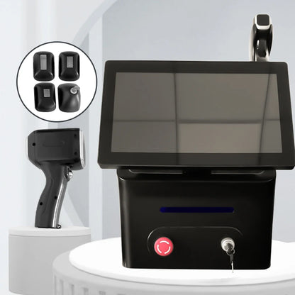 Portable 808nm Diode Laser Hair Removal Machine with 755/808/1064nm Triple Wavelength Cooling System