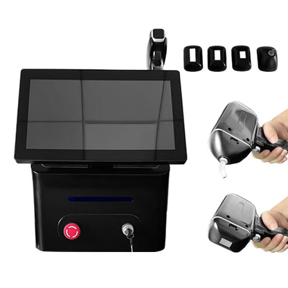 Portable 808nm Diode Laser Hair Removal Machine with 755/808/1064nm Triple Wavelength Cooling System