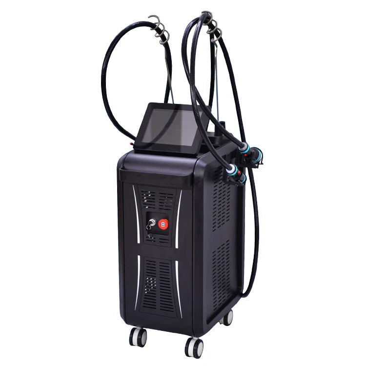 3 Handle Cool Waves Microwave Body Contouring Machine Standing Fat Reduction, Skin Tightening &amp; Face Lifting System for Salon &amp; Aesthetic Clinics