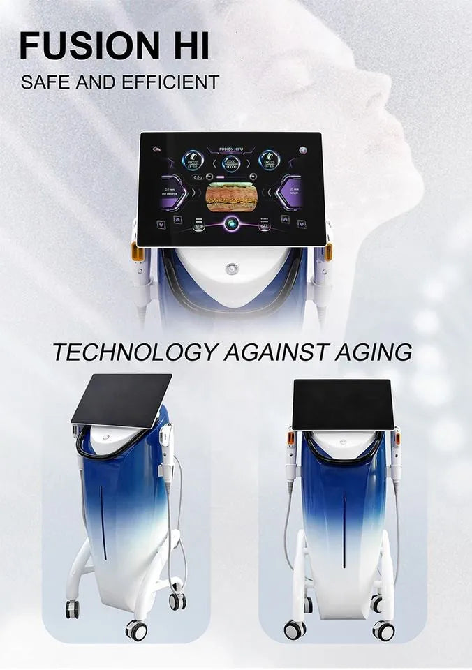 Professional Double Row HIFU Machine | High-Frequency Anti-Aging &amp; Face Tightening Device