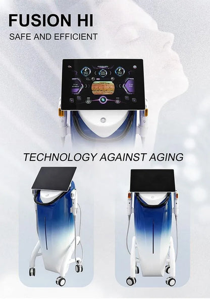 Professional Double Row HIFU Machine | High-Frequency Anti-Aging &amp; Face Tightening Device