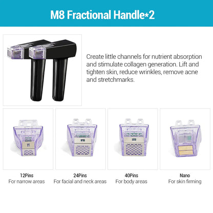 Hot Sale 3 in 1 RF Micro Needle RF Thermage Skin Tightening Radio Frequency Morpheus 8 Fractional RF Microneedle Machine hongruibeauty