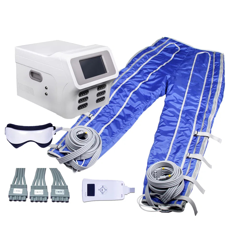 High Waist Infrared Pressotherapy Machine - Professional Air Pressure Lymphatic Drainage &amp; Body Slimming Device (24 Air Bags)