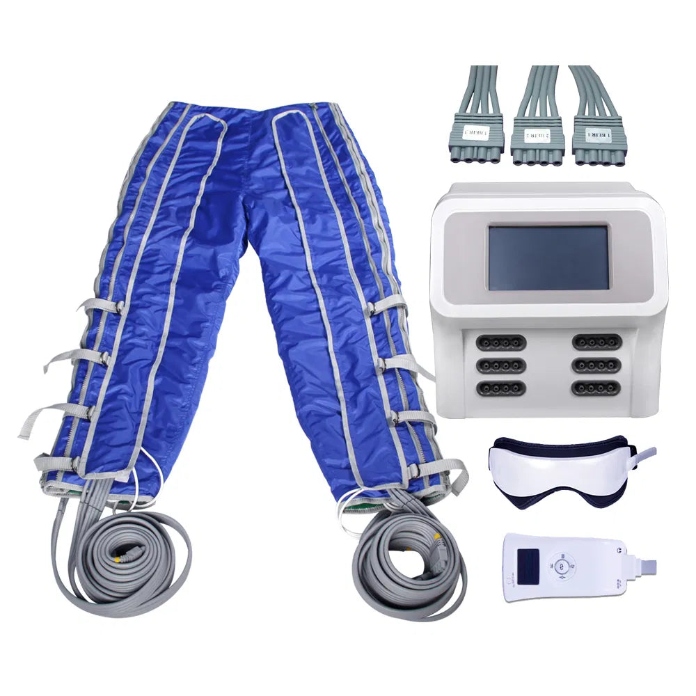 High Waist Infrared Pressotherapy Machine - Professional Air Pressure Lymphatic Drainage &amp; Body Slimming Device (24 Air Bags)