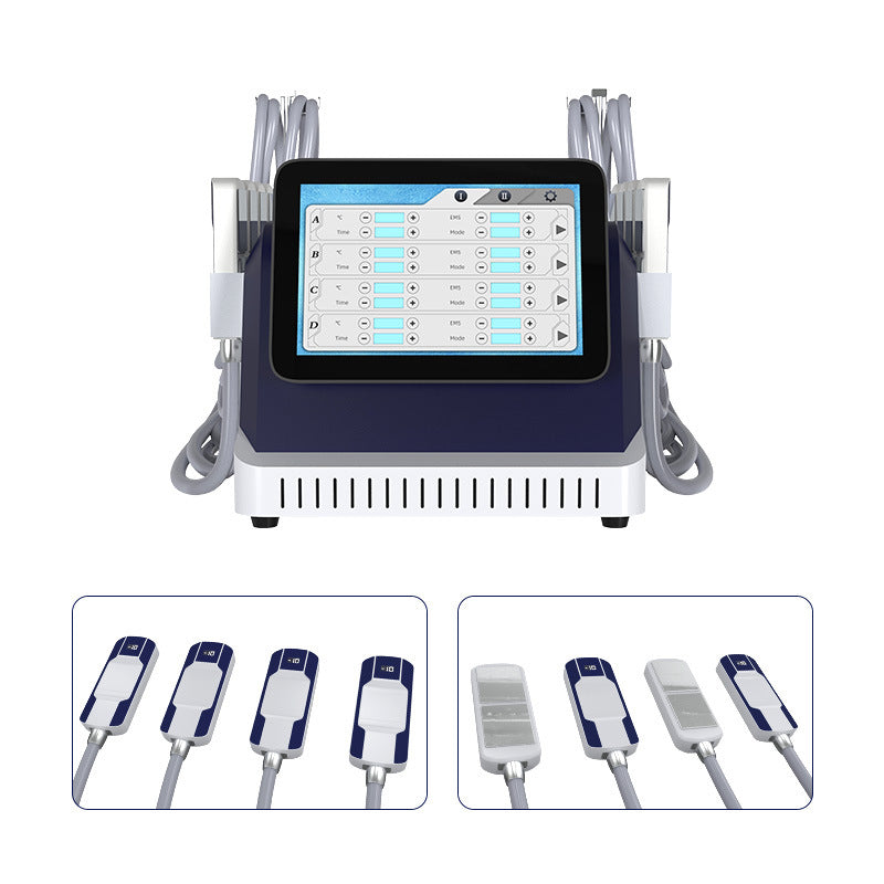 2-in-1 Cryolipolysis &amp; EMS Microcurrent Body Sculpting Machine | Non-Invasive Fat Freezing &amp; Muscle Toning Device for Spa &amp; Clinic