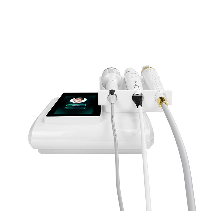 3-in-1 Gold RF HIFU Microneedling Device - Anti-Ageing, Skin Tightening & Pore Reduction - Microneedle Radio Frequency with Cold Therapy for Face & Body hongruibeauty