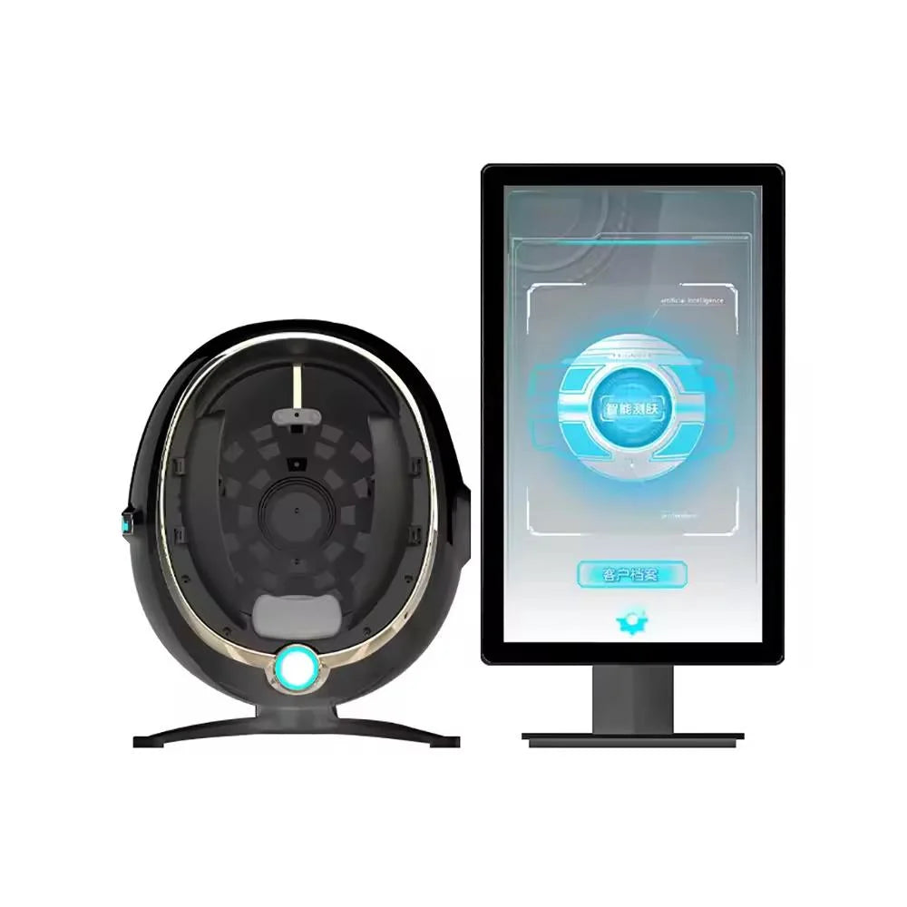 21.5inch Screen Moji Skin Analysis Machine for Digital Face Scan &amp; Skin Health Evaluation hongruibeauty