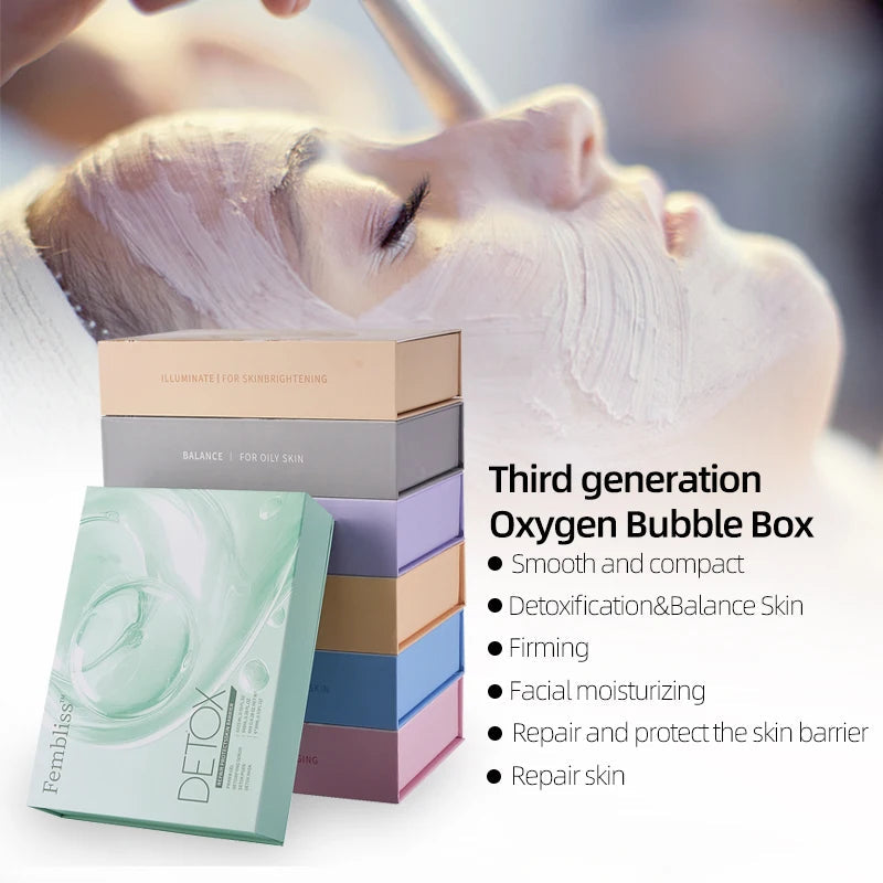 New Upgraded Small Bubble Oxygen Pods Facial Tightening Shiny And Exfoliation gel For Co2 Bubble Facial Machine for Face Spa hongruibeauty