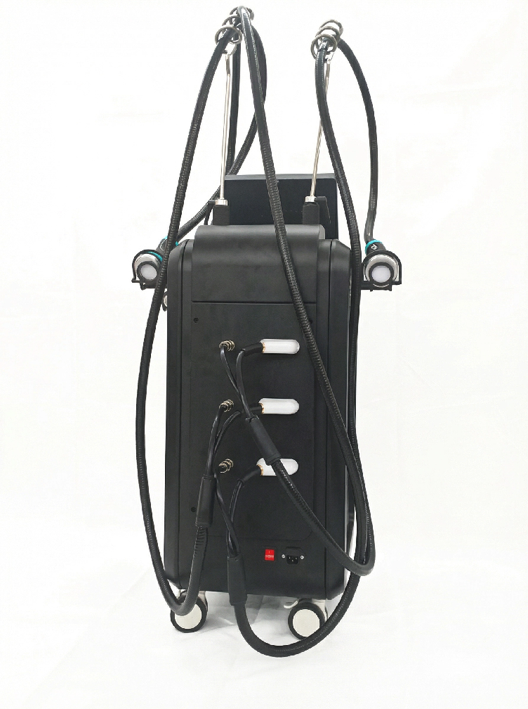 3 Handle Cool Waves Microwave Body Contouring Machine Standing Fat Reduction, Skin Tightening &amp; Face Lifting System for Salon &amp; Aesthetic Clinics